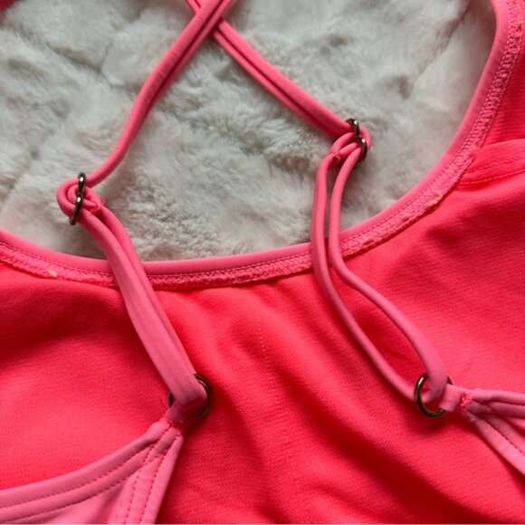 California Sunshine | Pink Cutout One-Piece Swimsuit | Size Medium - Picture 9 of 12